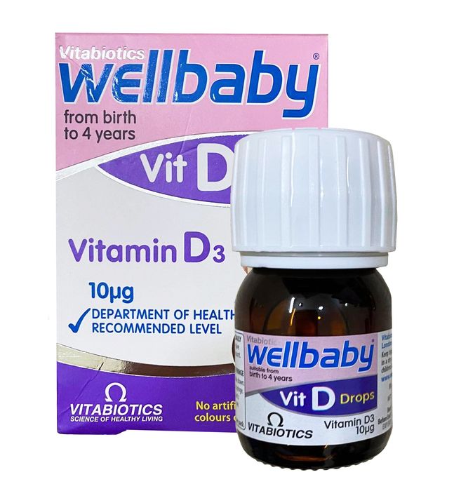 Hình ảnh Vitamin D3 dạng giọt Vitabiotics Wellbaby Vit D Drops 2