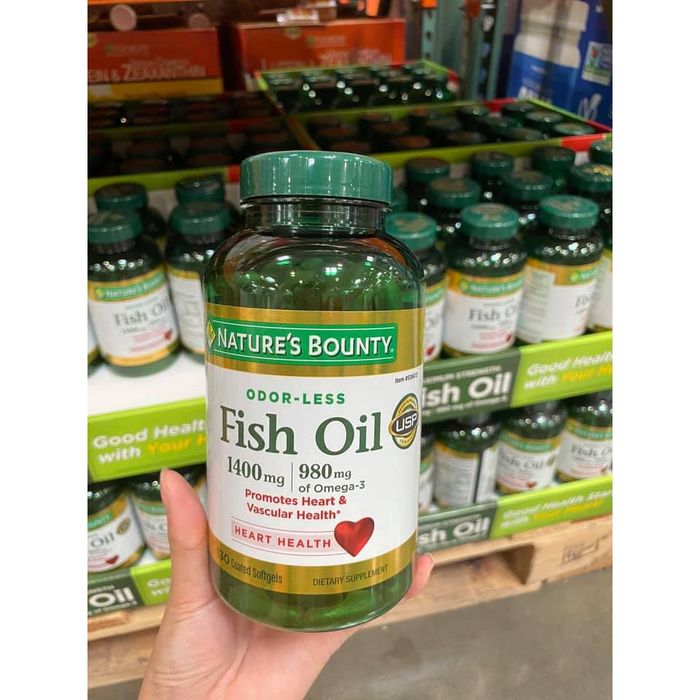 Dầu Cá Omega 3 Nature's Bounty Fish Oil 1200mg hình 2