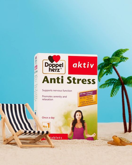 Viên uống hỗ trợ giấc ngủ sâu, giảm lo âu và mệt mỏi Doppelherz Aktiv Anti Stress hình 2