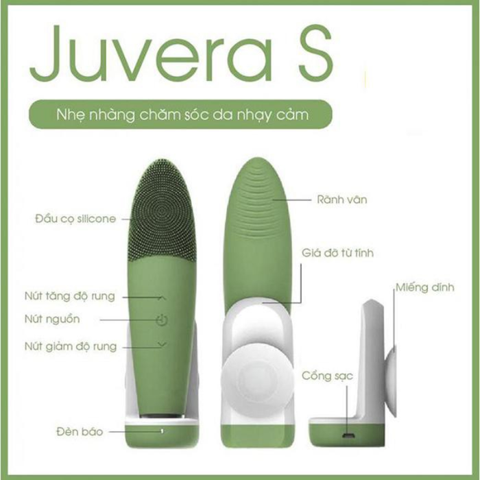 Hình ảnh Máy Rửa Mặt Juvera S Green số 1