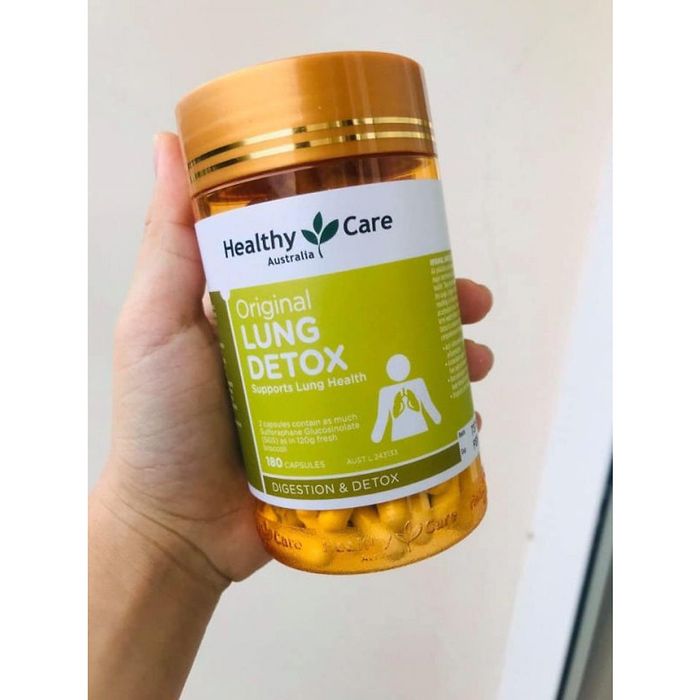 Viên uống giải độc phổi Healthy Care Original Lung Detox từ Úc - Hình 2