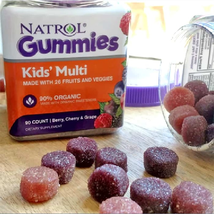 Ảnh kẹo dẻo bổ sung vitamin cho trẻ em Natrol Gummies Kids Multi 1