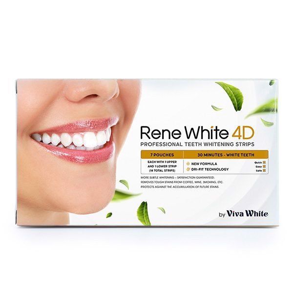 Rene White 4D Professional Teeth Whitening Strips - Ảnh 1