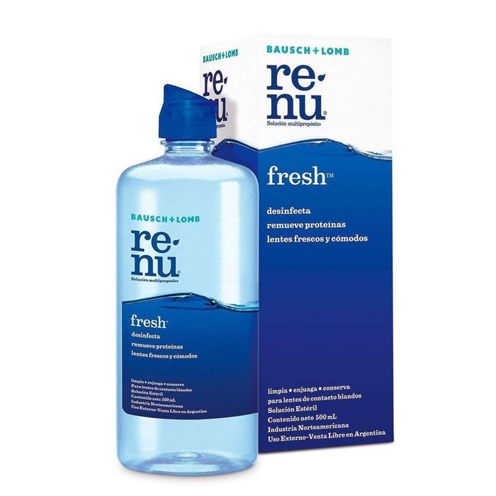 Hình ảnh dung dịch rửa và ngâm kính áp tròng Renu 1