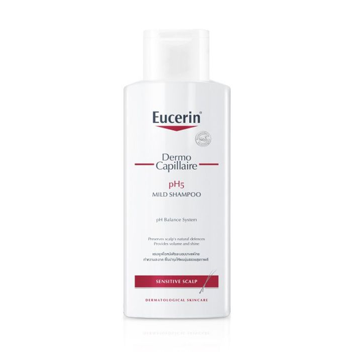 Dầu Gội Dịu Nhẹ Cho Da Đầu Nhạy Cảm Eucerin Dermo Capillaire pH5 Mild Shampoo - Ảnh 1