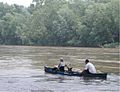 Đi thuyền kayak trên sông Shenandoah, Winchester, Virginia.