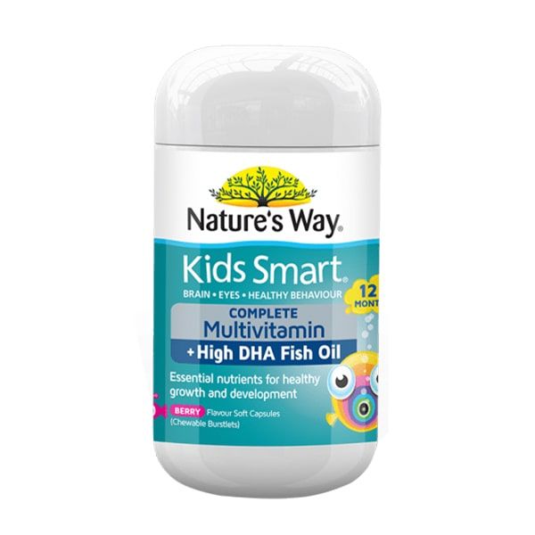 Ảnh sản phẩm Vitamin tổng hợp dầu cá Nature’s Way Kids Smart Complete Multivitamin + High DHA Fish Oil 1