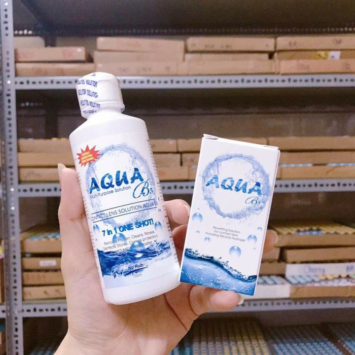 Hình ảnh nước ngâm kính áp tròng Aqua B5 2