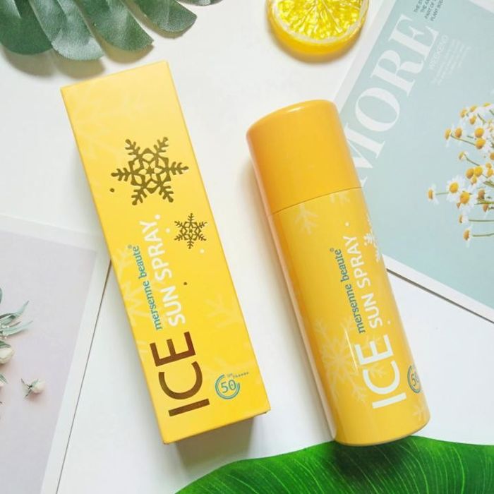 Hình ảnh 2 của Xịt Chống Nắng Mersenne Beaute Ice Sun Spray SPF50+/PA++++