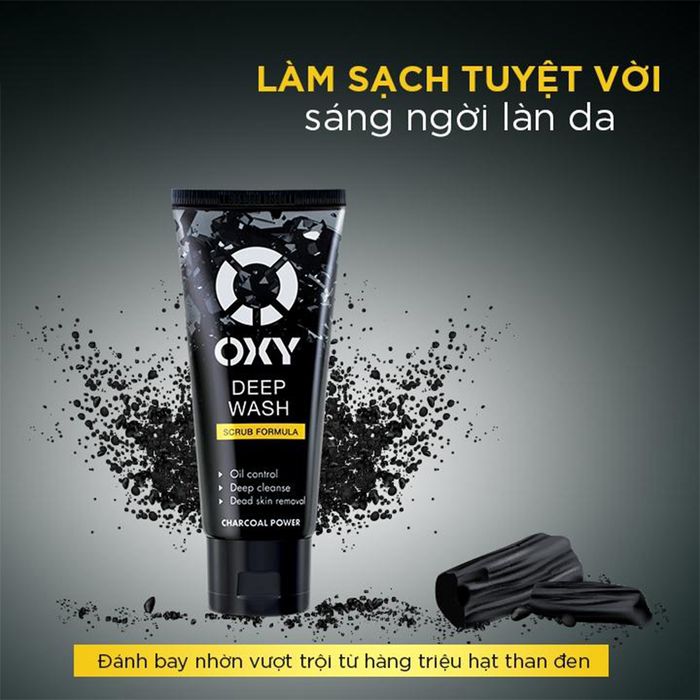 Hình ảnh 1 của Sữa Rửa Mặt Sạch Sâu Tút Sáng Cho Nam Oxy Deep Wash