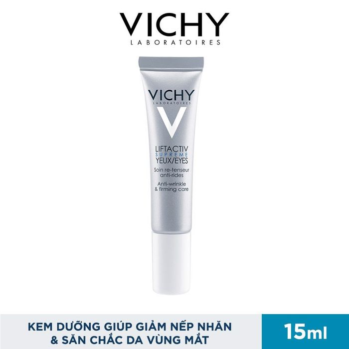 Hình ảnh 1 của Kem dưỡng giảm nếp nhăn, quầng thâm và bọng mắt Vichy Liftactiv Supreme Eyes