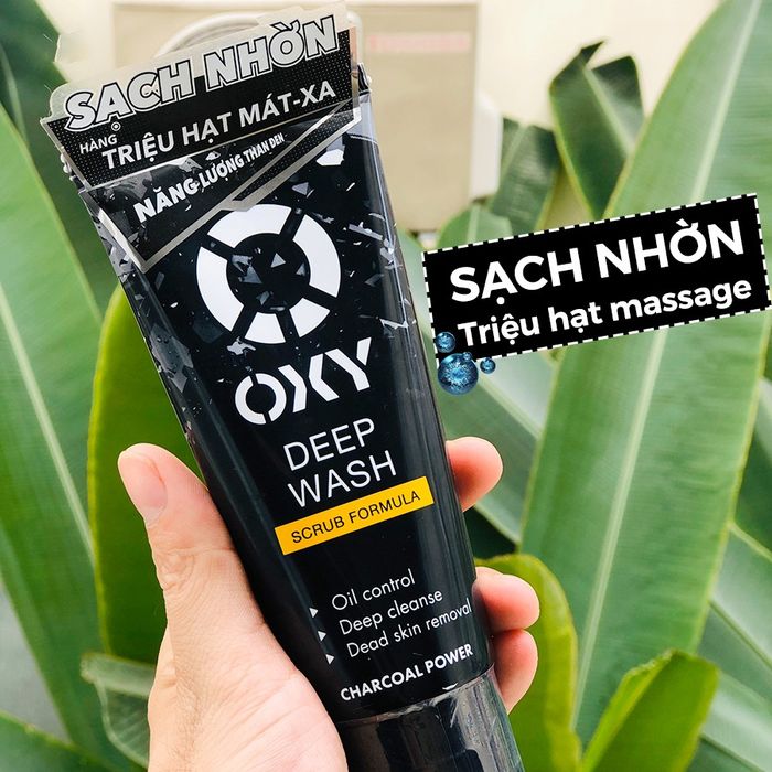 Hình ảnh 2 của Sữa Rửa Mặt Sạch Sâu Tút Sáng Cho Nam Oxy Deep Wash