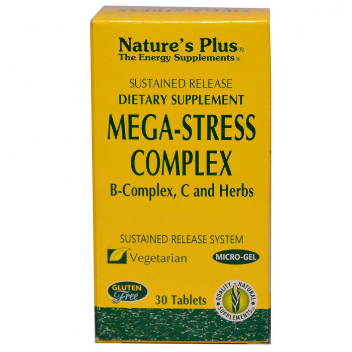 Nature's Plus Mega Stress Complex hình 1