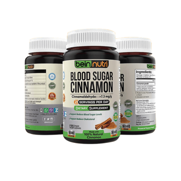 Blood Sugar Cinnamon - Viên Uống Hỗ Trợ Ngăn Ngừa Biến Chứng Tiểu Đường Hình 2