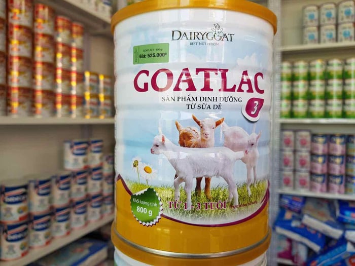 Hình ảnh sữa dê GOATLAC 1