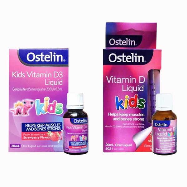 Hình ảnh Vitamin D dạng lỏng Ostelin Kids Liquid 1