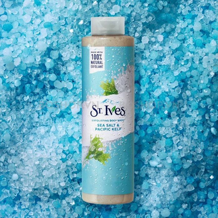 Hình ảnh sữa tắm St.Ives Sea Salt and Pacific Kelp Exfoliating Body Wash 1