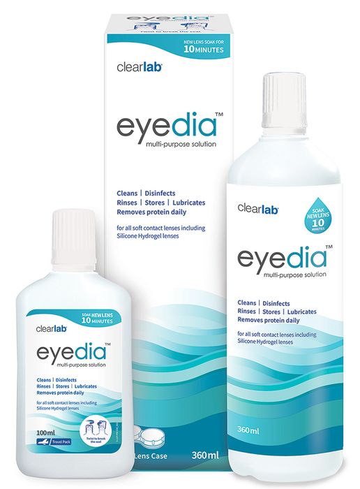 Hình ảnh dung dịch ngâm, rửa và bảo quản kính áp tròng eyedia™ Multi-Purpose Solution 1