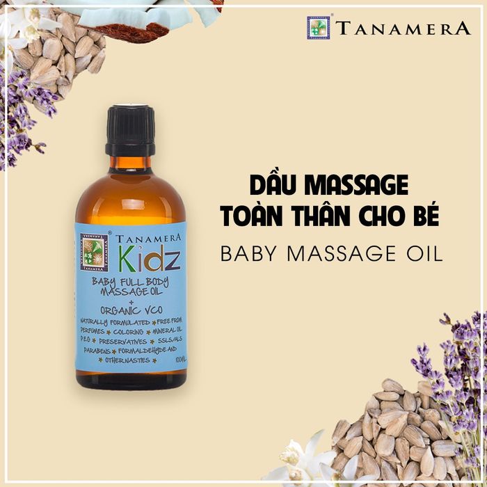 Hình ảnh dầu massage toàn thân Tanamera Kidz 2