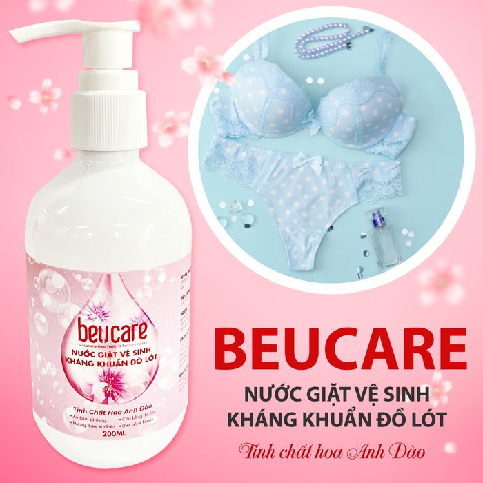 Nước Giặt Vệ Sinh Kháng Khuẩn Đồ Lót Beucare - Hình 2