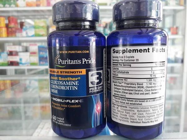 Hình ảnh sản phẩm Glucosamine Chondroitin MSM Puritan’s Pride