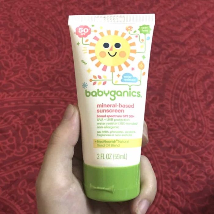 Hình ảnh 2 của kem chống nắng Babyganics SPF 50+ Sunscreen Lotion cho trẻ em