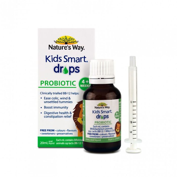 Men vi sinh cho trẻ em từ 4 tuần tuổi Nature's Way Kids Smart Drops Probiotic - Ảnh 1