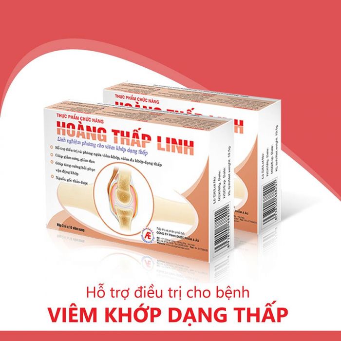 Hình ảnh hiệu quả điều trị của Hoàng Thấp Linh cho viêm khớp dạng thấp