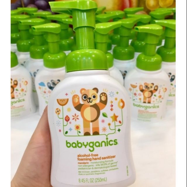 Nước rửa tay khô Babyganics hình 1