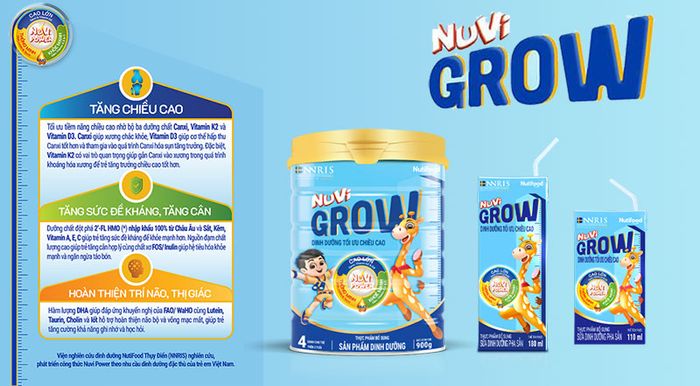 Hình ảnh sữa Nuvi Grow pha sẵn 2