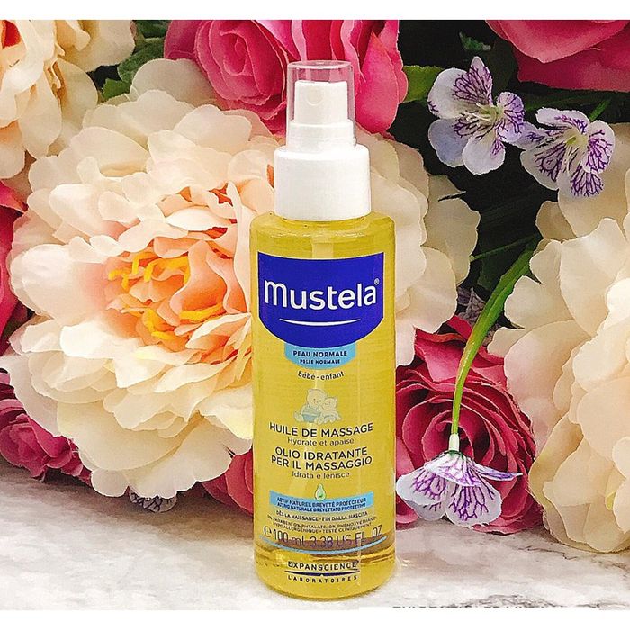 Hình ảnh dầu massage Mustela Baby oil 3