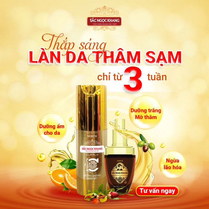 Serum Dưỡng Trắng Diệu Kỳ Sắc Ngọc Khang hình ảnh 1