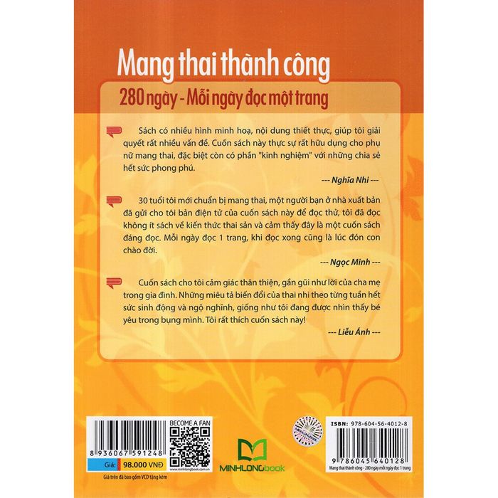 Mang Thai Thành Công - 280 Ngày, Một Trang Mỗi Ngày hình ảnh 2