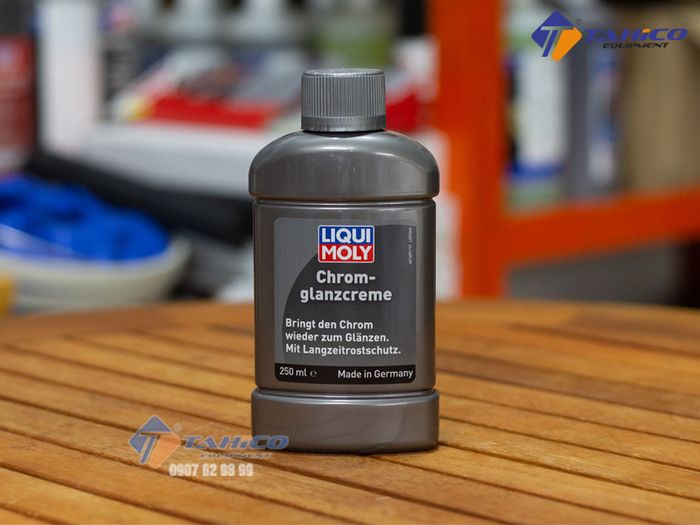 Hình ảnh kem đánh bóng kim loại và vành hợp kim nhôm Liqui Moly Chrome Glanz Creme 1529 2