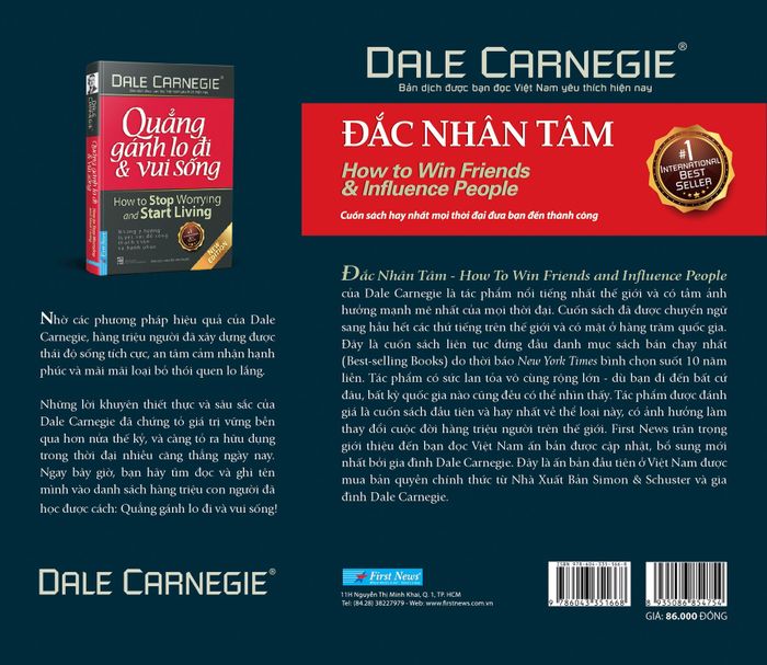 Hình ảnh bìa Đắc nhân tâm – Dale Carnegie 2