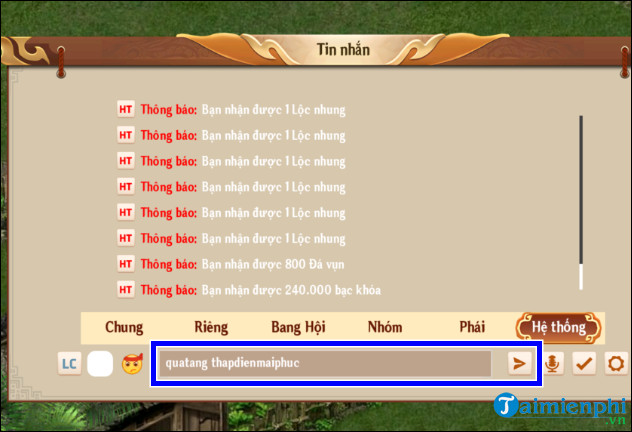 Hướng dẫn nhập mã game Thập Diện Mai Phục Anh-mo-ta