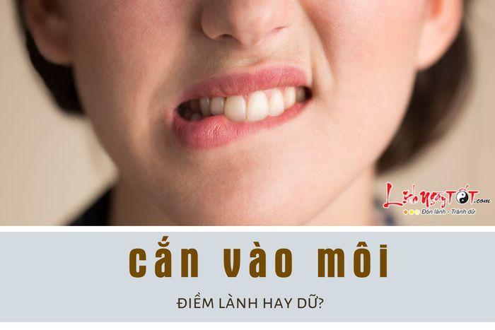 Cắn môi