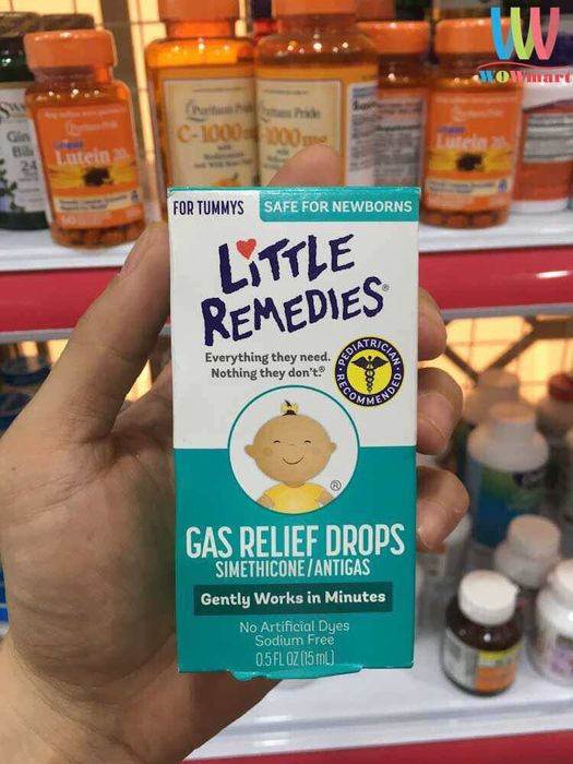 Hình ảnh Siro Trị Đầy Hơi và Nôn Trớ Dành Cho Trẻ Sơ Sinh Little Remedies Gas Relief Drops 1