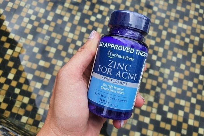 Viên Kẽm Cải Thiện Mụn Zinc For Acne Puritan’s Pride - Ảnh 1