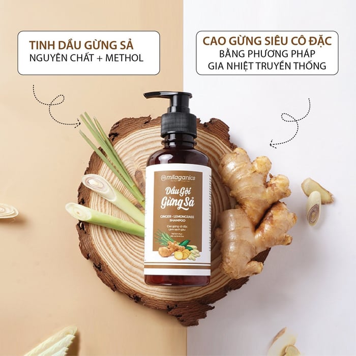 DẦU GỘI GỪNG SẢ MILAGANICS - HÌNH 2