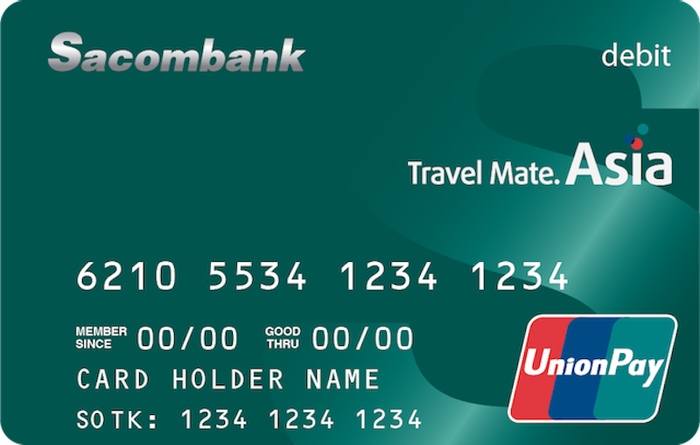 Hình 1 - Thẻ Sacombank Unionpay Debit