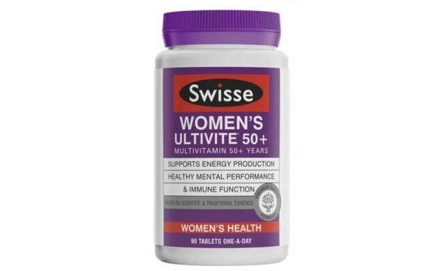 Hình ảnh vitamin Tổng Hợp Swisse Womens Ultivite 50+ dành cho phụ nữ trên 50 tuổi - Ảnh 1