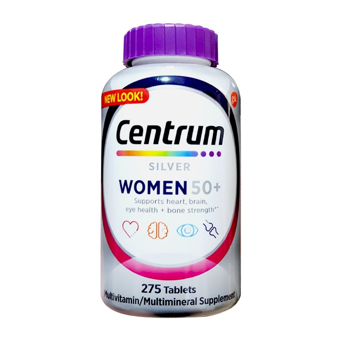 Hình ảnh vitamin Centrum Silver Women 50+ dành cho phụ nữ trên 50 tuổi