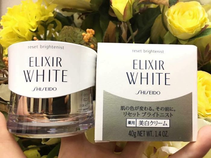 Kem dưỡng trắng da ban đêm cao cấp Elixir White Shiseido hình ảnh 1