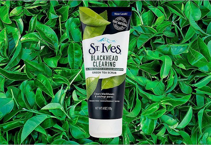 Sữa Rửa Mặt Trà Xanh St Ives Blackhead Clearing Green Tea Scrub - Hình ảnh 2