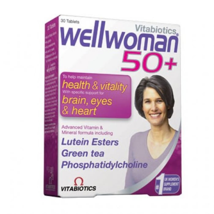 Ảnh 1 của Vitamin tổng hợp Wellwoman 50+ cho phụ nữ trên 50 tuổi