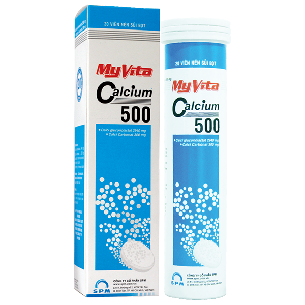 Hình ảnh 1 của viên sủi bổ sung Canxi Myvita Calcium