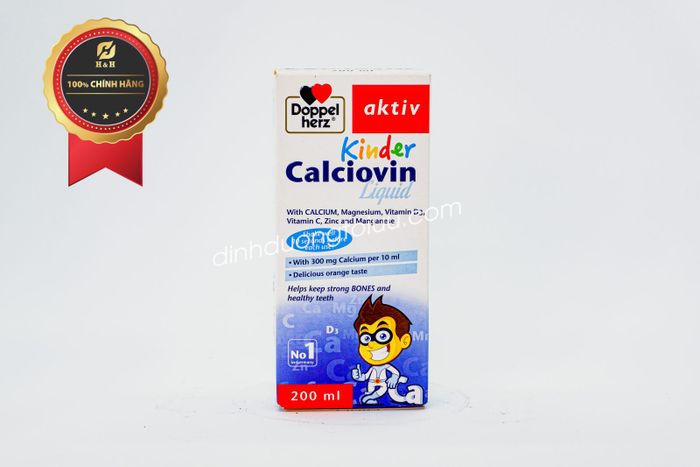 Hình ảnh Siro canxi Doppelherz Kinder Calciovin Liquid 1