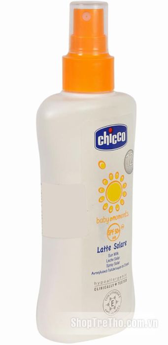 Xịt chống nắng Chicco SPF 50+ ảnh 1