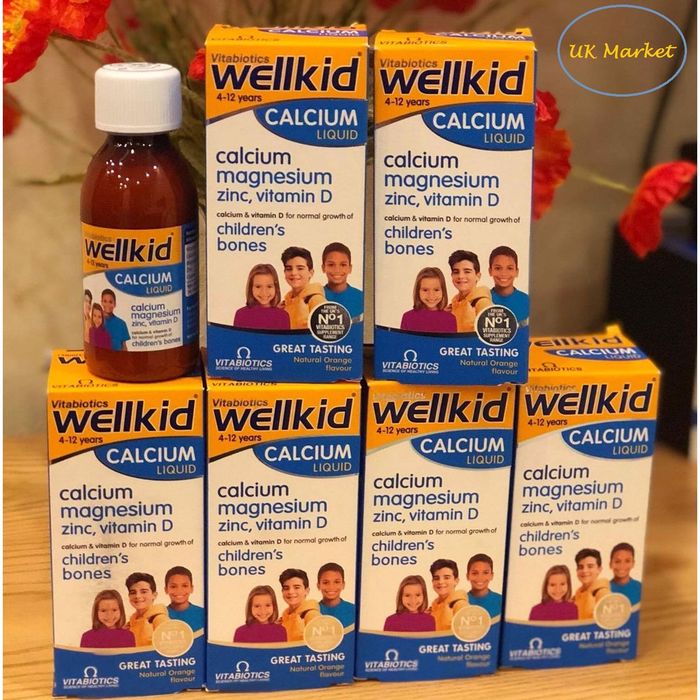 Hình ảnh 1 của Canxi nước Wellkid Calcium Liquid